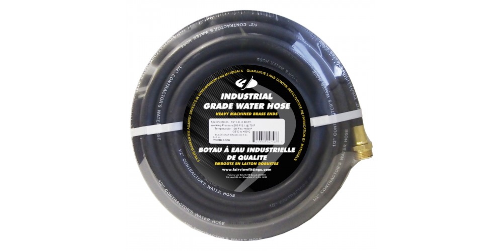 Fairview 5/8 X50' Black Water Hose