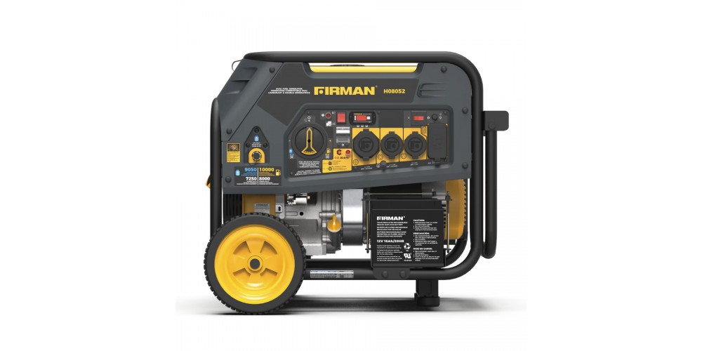 Firman Dual Fuel Portable Generator 8000W - H08052