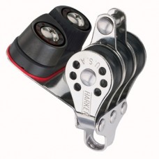 Harken Triple Micro Block w-Cam Cleat & Becket