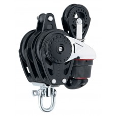 Harken 57mm Triple Carbo Ratchamatic w-Cam, Bkt & 40mm Block