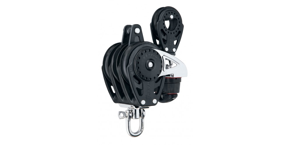 Harken 75mm Triple Carbo Ratchamatic With Cam Becket And 57mm Block