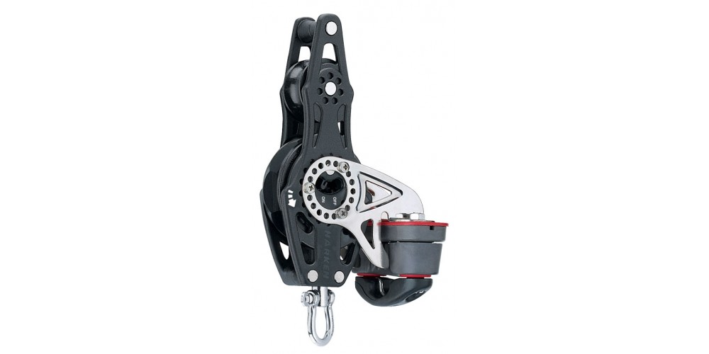 Harken 75mm Carbo Fiddle Ratchet w-Becket and 150 Cam