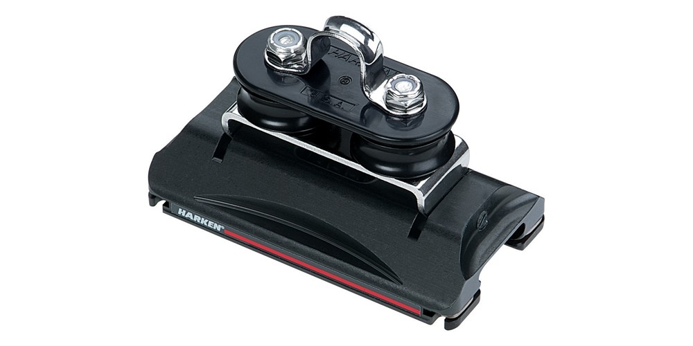 Harken 1250 Small Boat CB Car w-Pivoting Fixed Sheaves