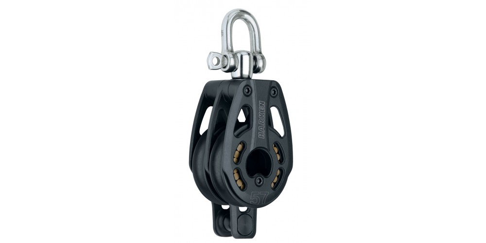 Harken 57mm HL Double Block w-Becket