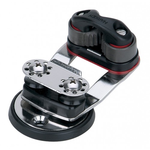 harken harken micro swivel cam base w-16mm sheaves