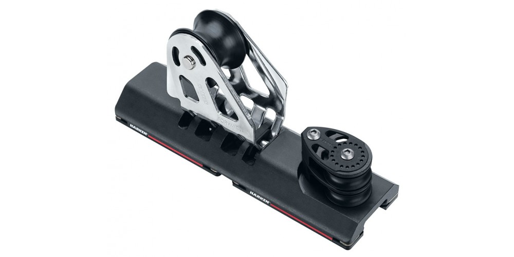 Harken MR 27mm HL 4:1 CB Genoa Lead Car w-Double Sheaves