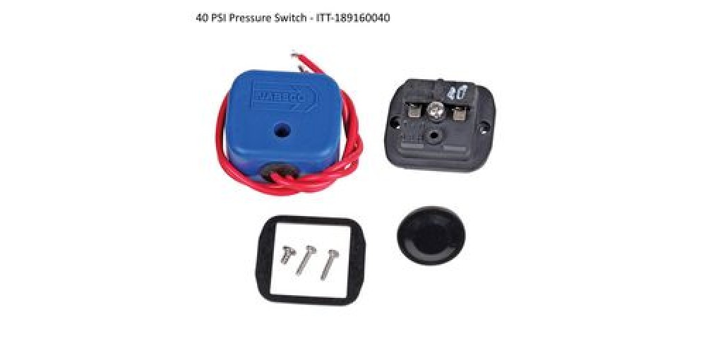 Itt Jabsco Switch Kit 25Psi Parmax 1.9&2.9