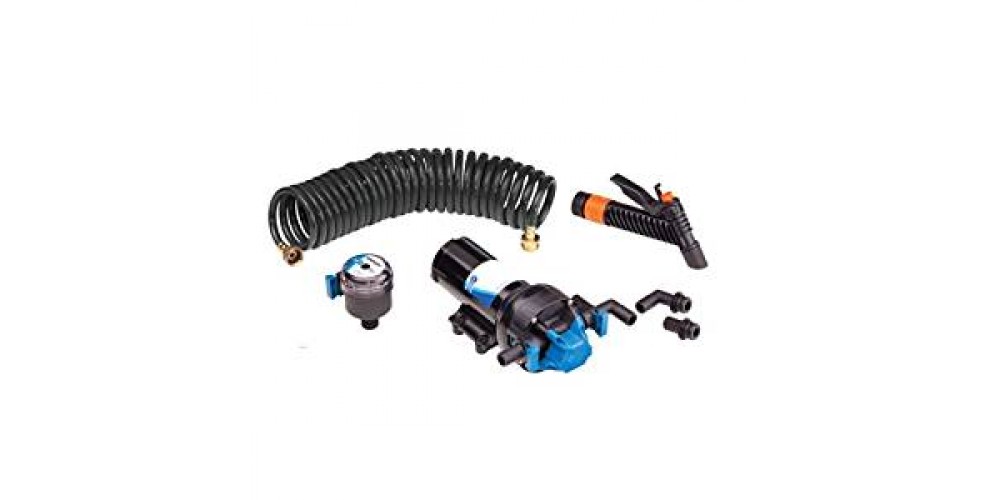 Itt Jabsco Pump Washdown Hotshot 12V 4Gpm Kit