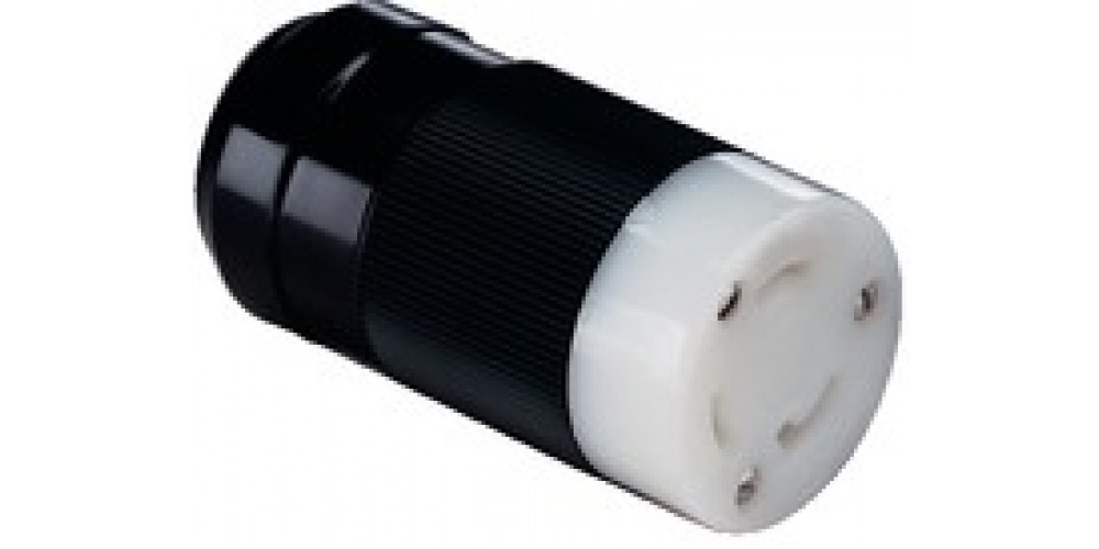 Marinco Connector Female 30A25V Black-305BC