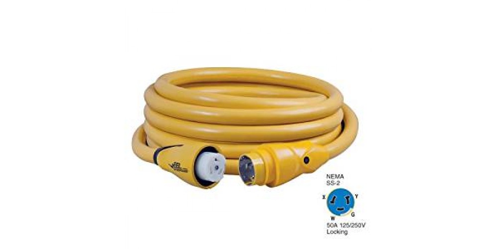 Marinco Cordset Eel 25' 50A 125V/250V-CS50425