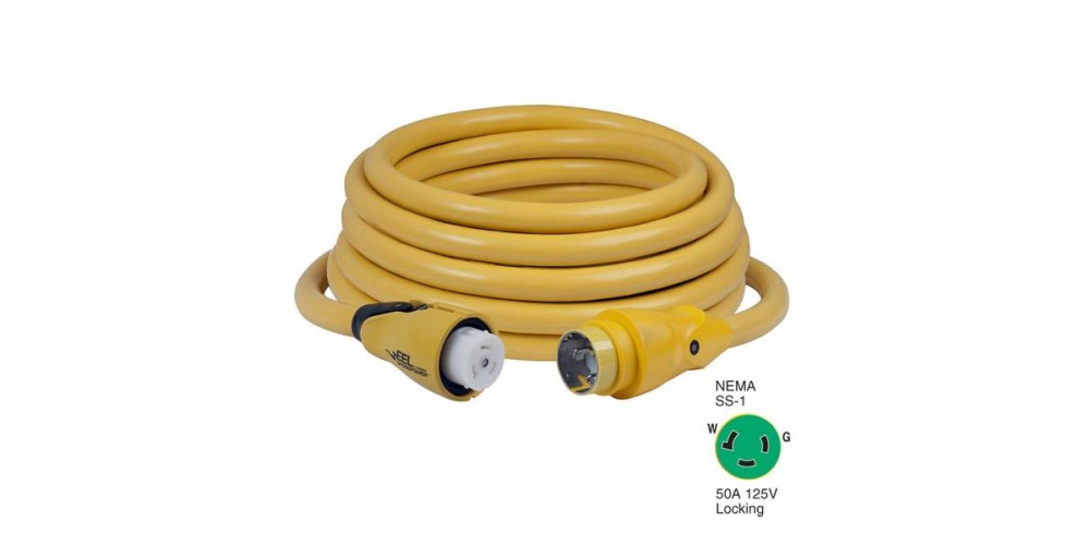 Marinco Cordset Eel 50' 50A 125V-CS50350