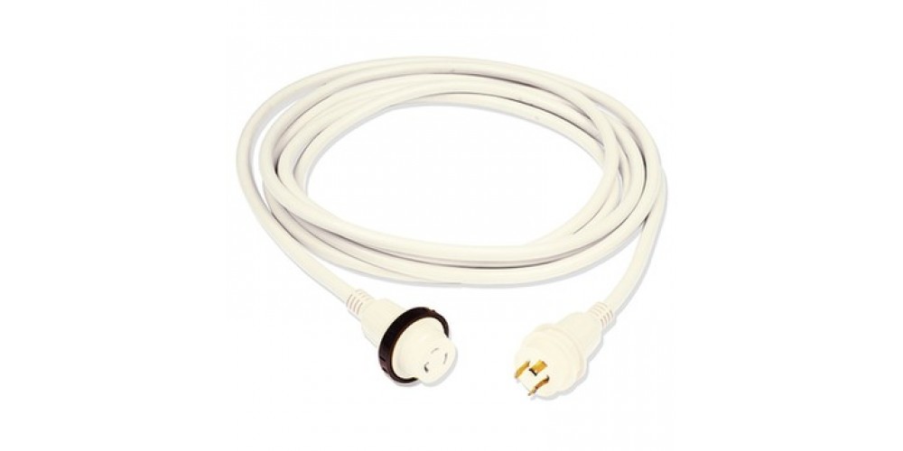 Marinco Cordset Led 50' 30A 125V (White)-MAR199120