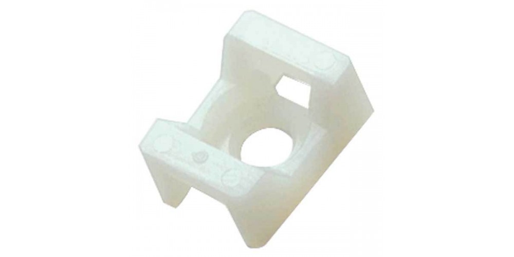 Marinco Mount Tiewrp #8 Screw White 100Pk-MAR199232