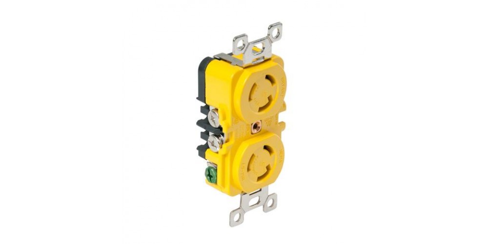 Marinco Receptacle Dup Locking 15A 125V-4700CR