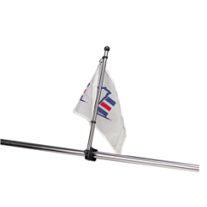 Seadog Holder Flag Pole Stainless Steel Rail Mount 17"