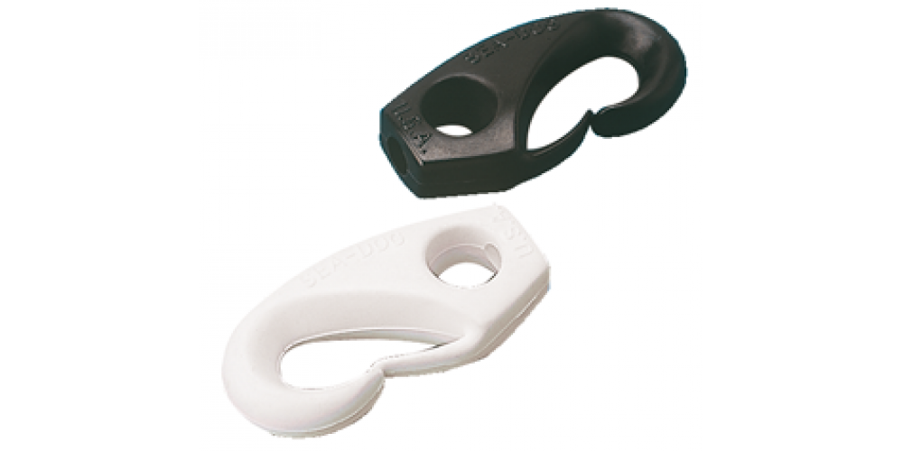 Seadog Clip S/Cord Nyl 5/16 White 2/Pk